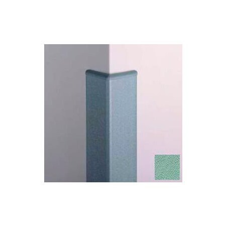 Pawling Surface Mounted Corner Guard, 90Deg, 3'' Wings, 4'H W/Caps, Pale Jade CG-10-4-376